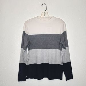 89th & Madison Cuddle Luxe Black Gray Woman's Sweater Size M NWT